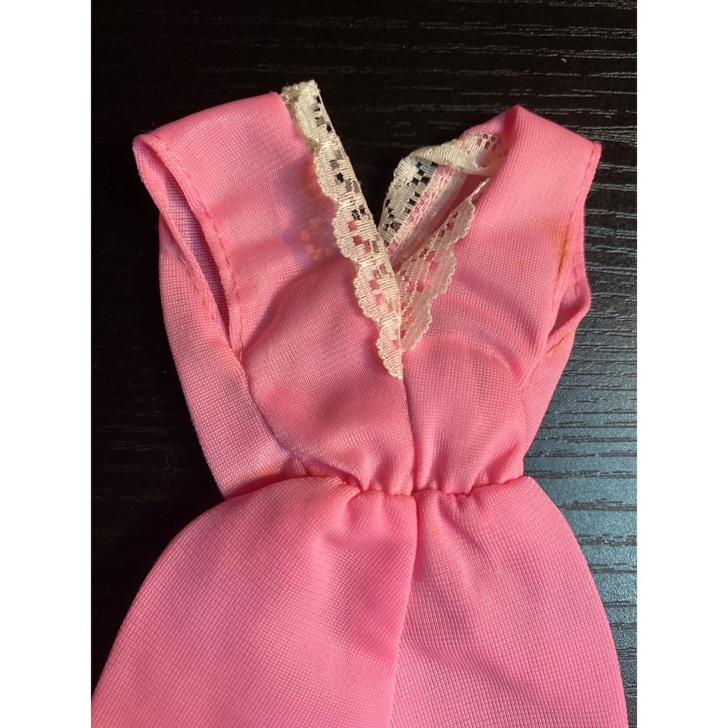 Barbie Fashion Fun Outfit #2091 Pink Dress with White Lace 1985
