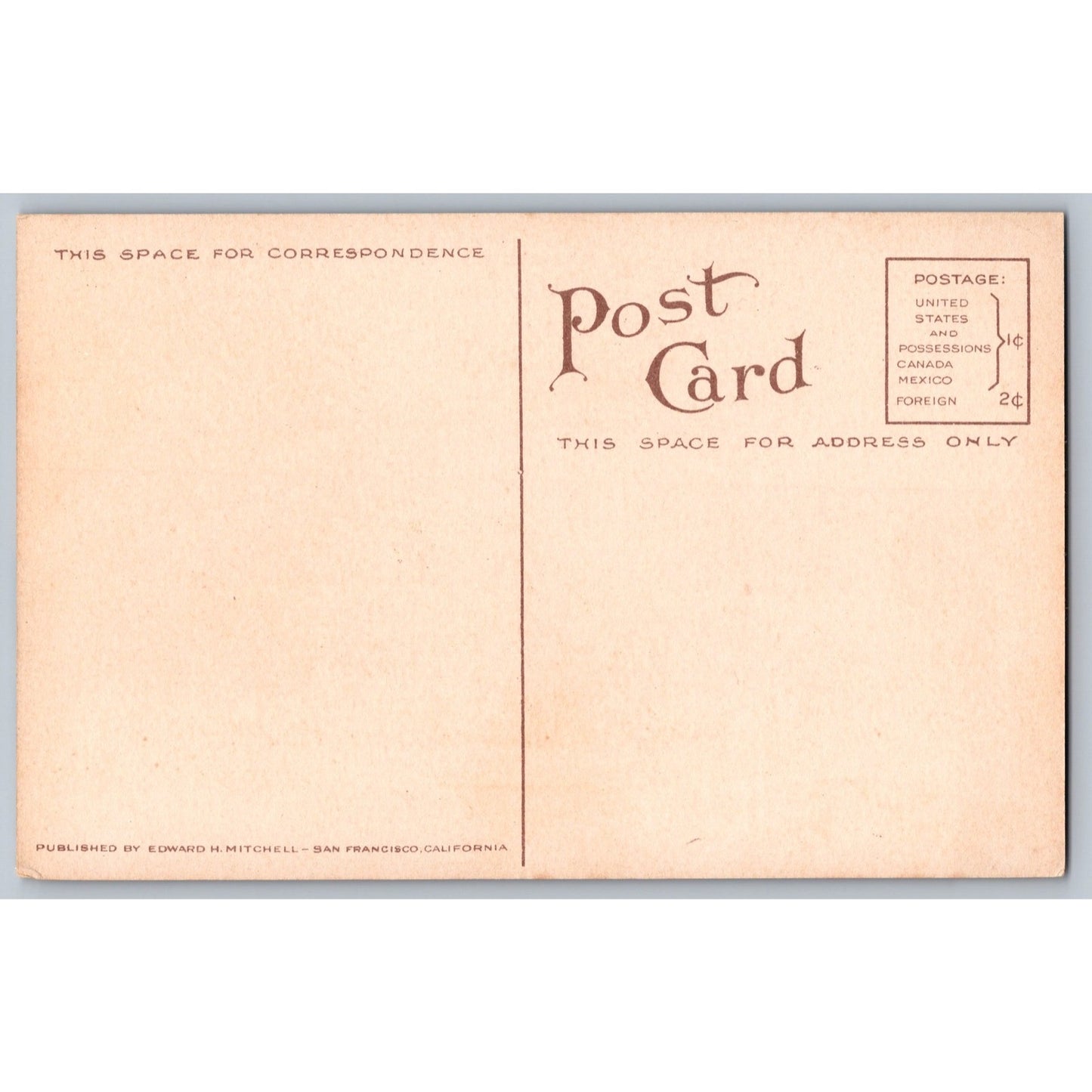Bellingham WA Washington WA Roeder School Divided Back Postcard Unused Edward H Mitchell
