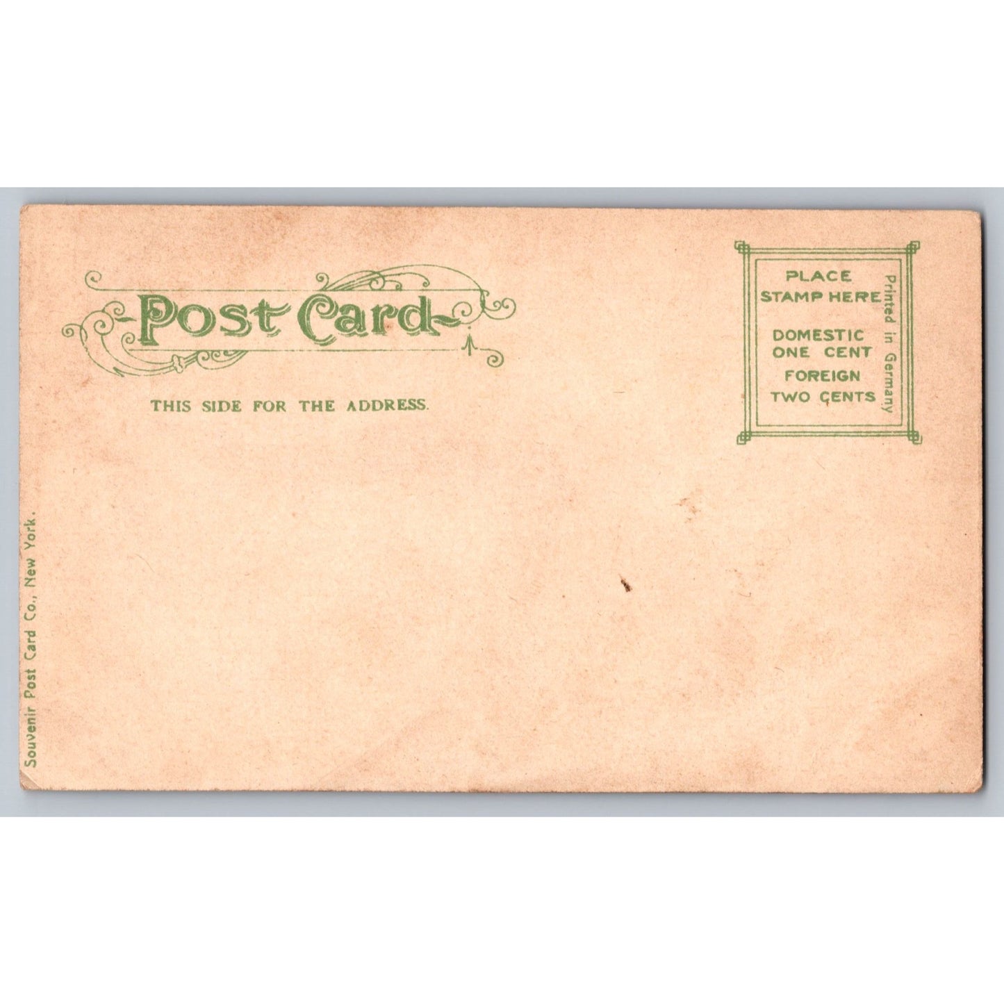 New York City NY Trinity Church 1899 Undivided Back Postcard Souvenir Post Card