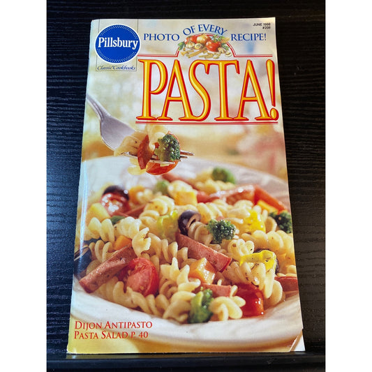 Pillsbury Classic Cookbook Booklet Pasta June 1998 Issue #208
