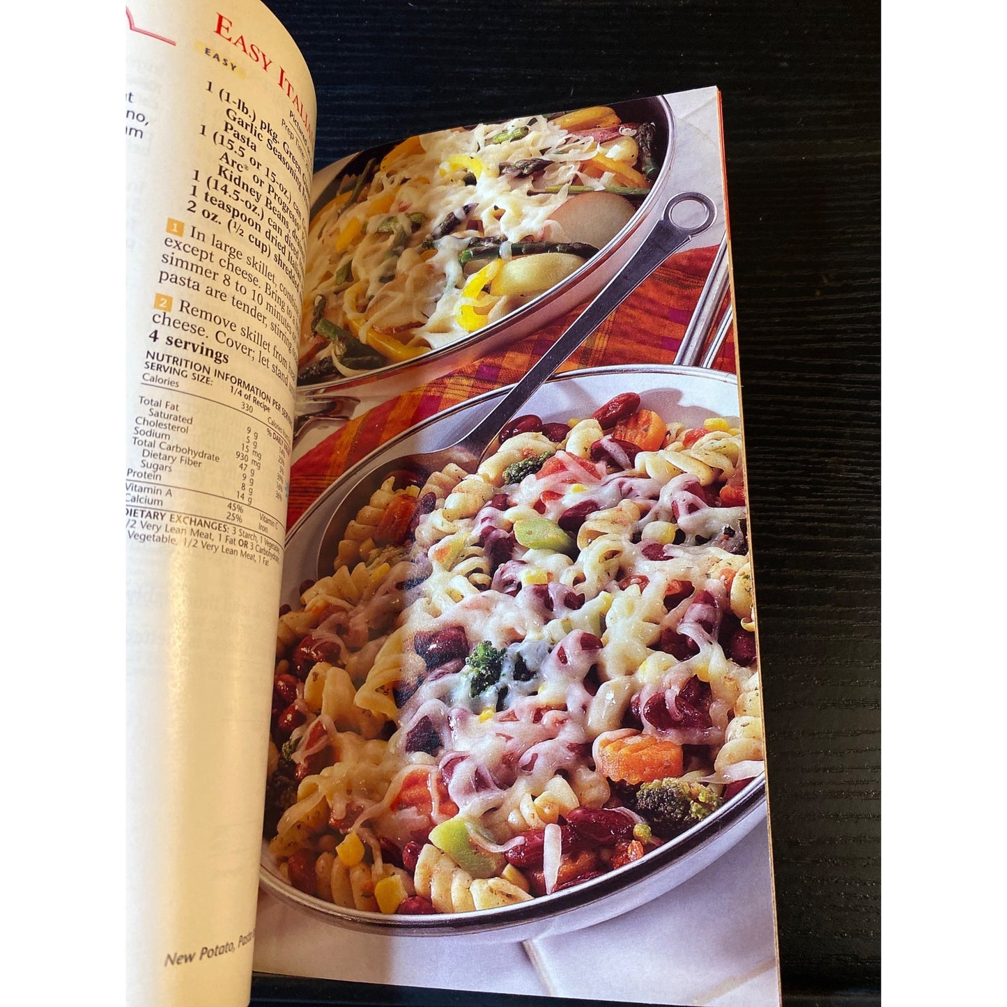 Pillsbury Classic Cookbook Booklet Pasta June 1998 Issue #208
