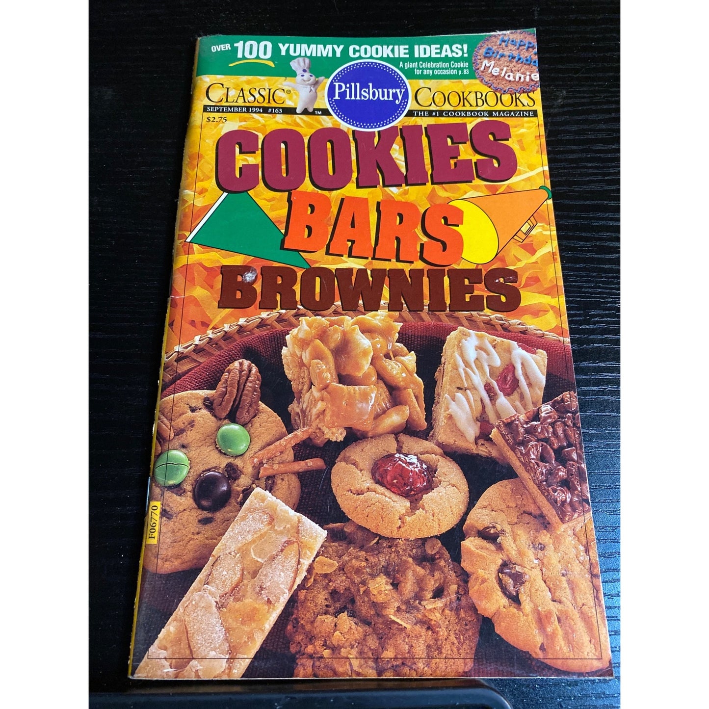 Pillsbury Classic Cookbooks Cookies Bars Brownies 1991 Booklet