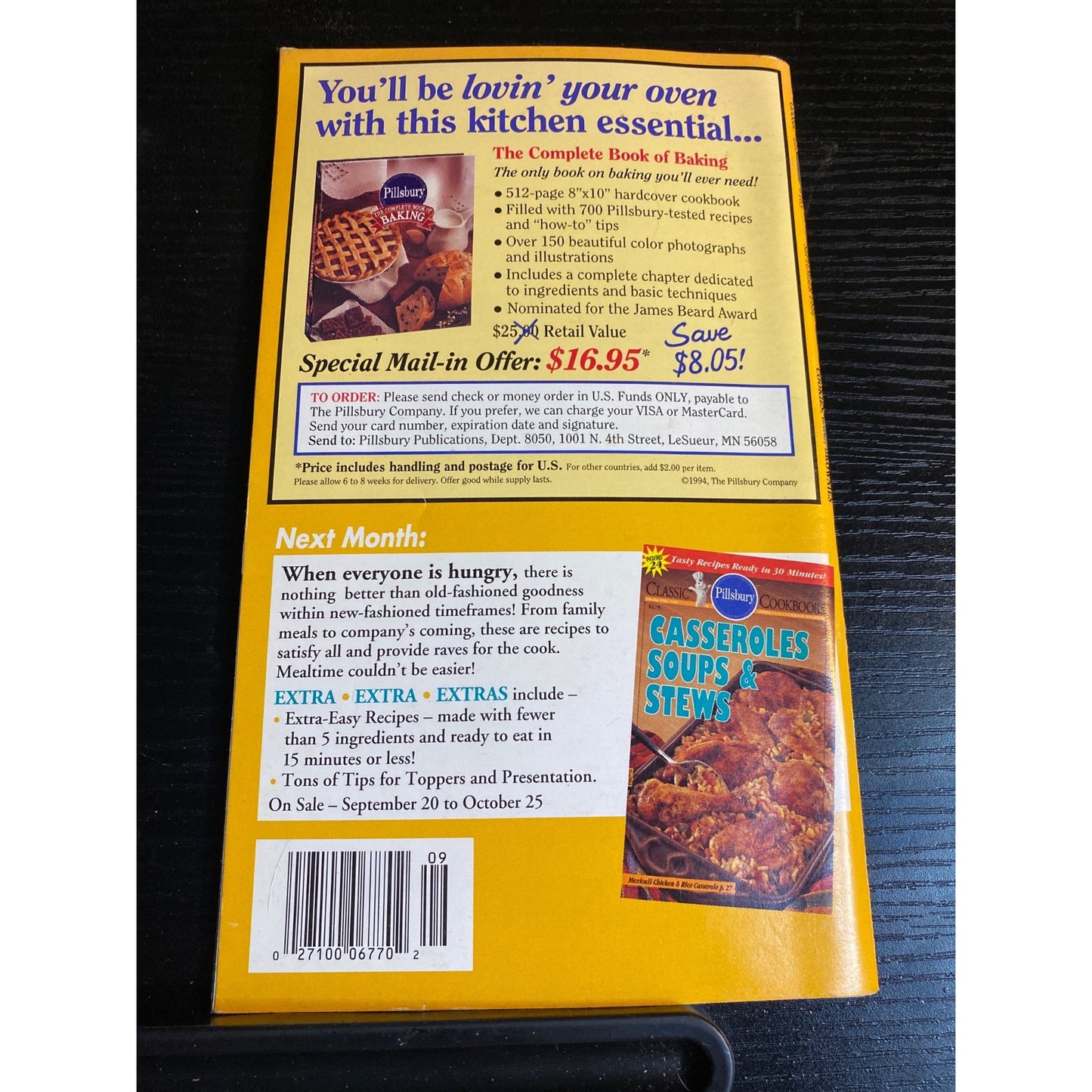 Pillsbury Classic Cookbooks Cookies Bars Brownies 1991 Booklet