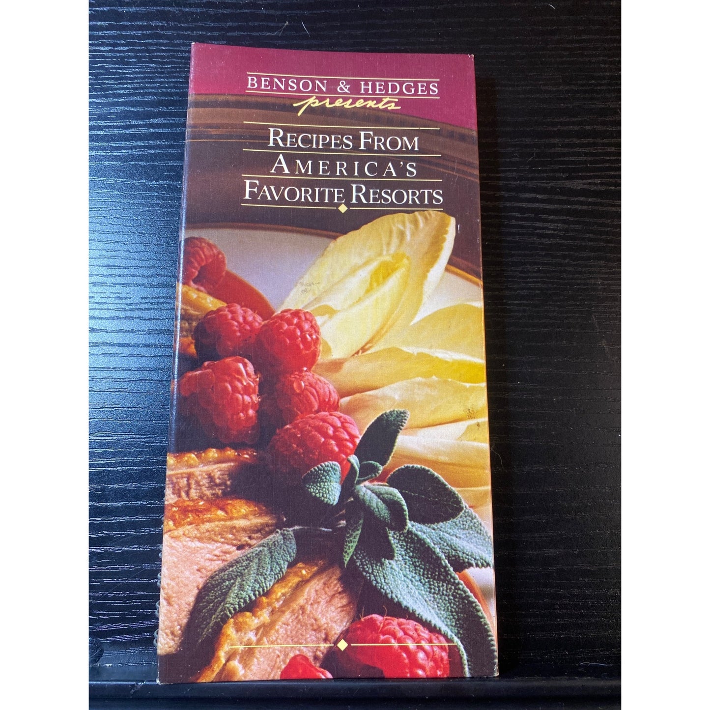 Benson & Hedges Americas Favorite Resorts Recipes Cookbook 1985 Philip Morris