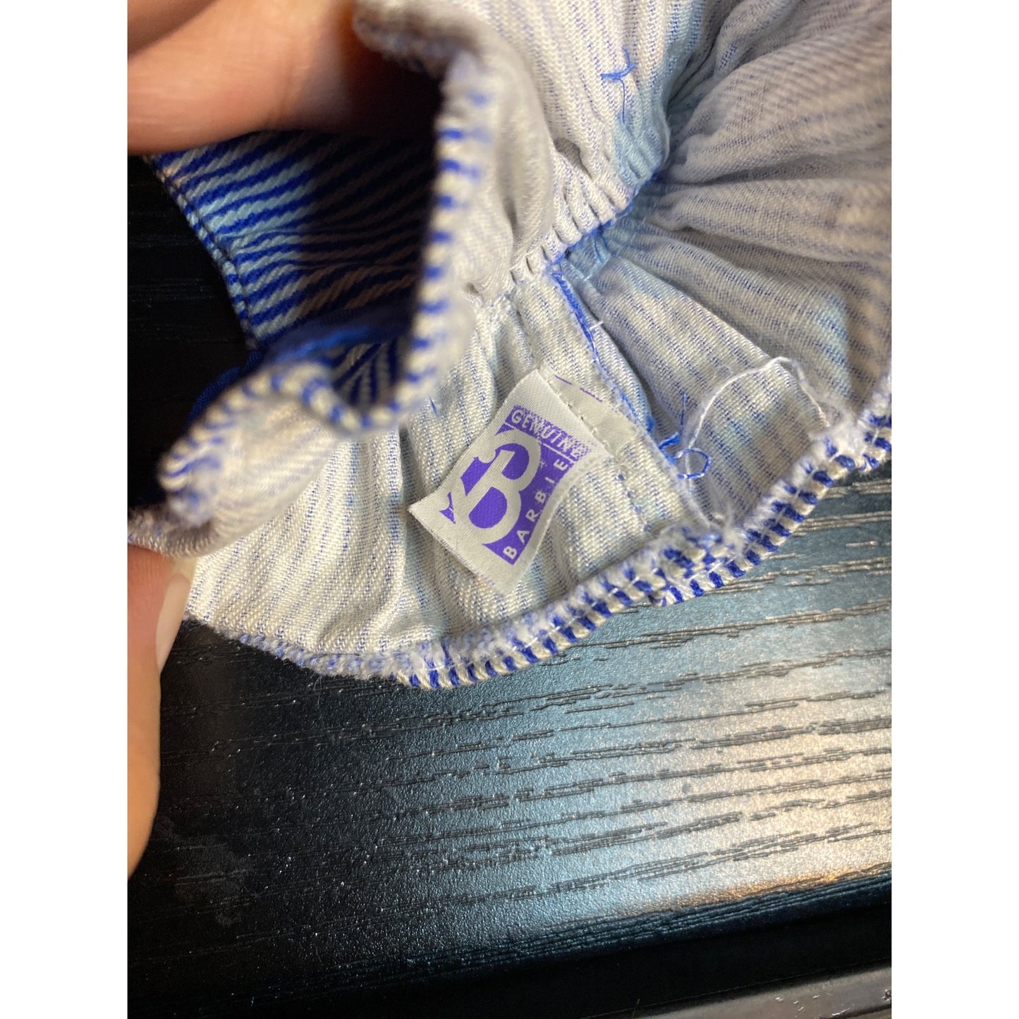 Barbie Fashion Yacht Club Fashions 1989 Blue White Striped Mattel