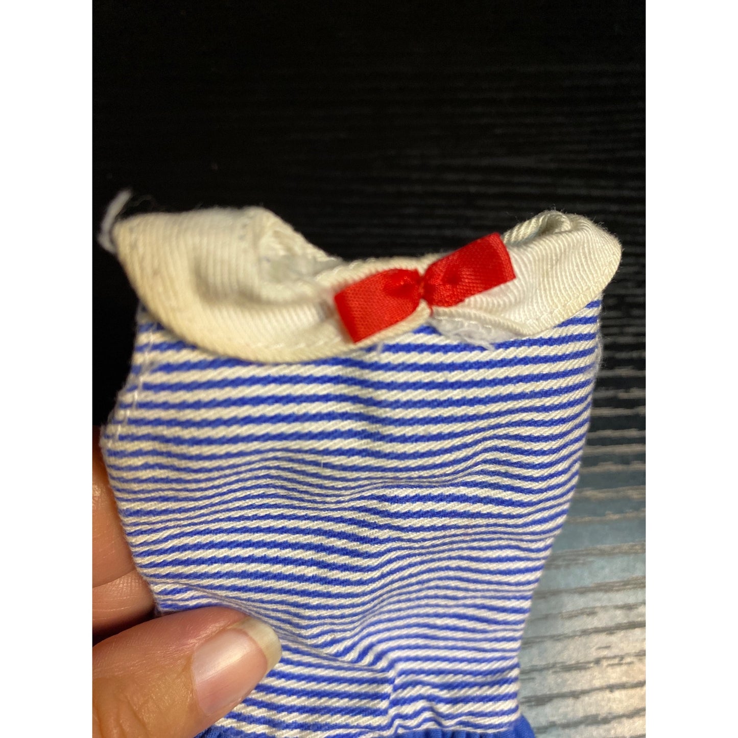 Barbie Fashion Yacht Club Fashions 1989 Blue White Striped Mattel