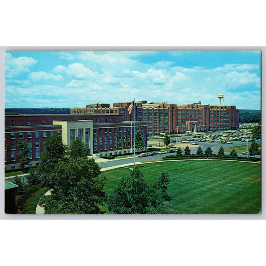 Pearl River NY New York Lederle Laboratories Chrome Postcard Unused Ed Bollinger