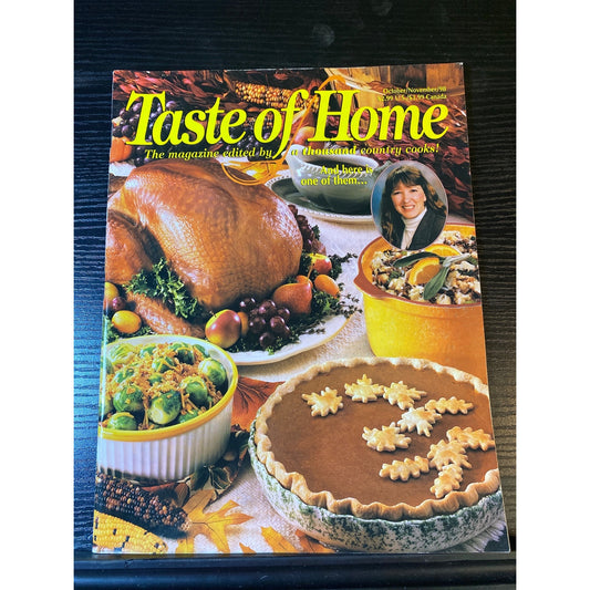 Taste Of Home October/November 1998 Holiday Recipes Issue