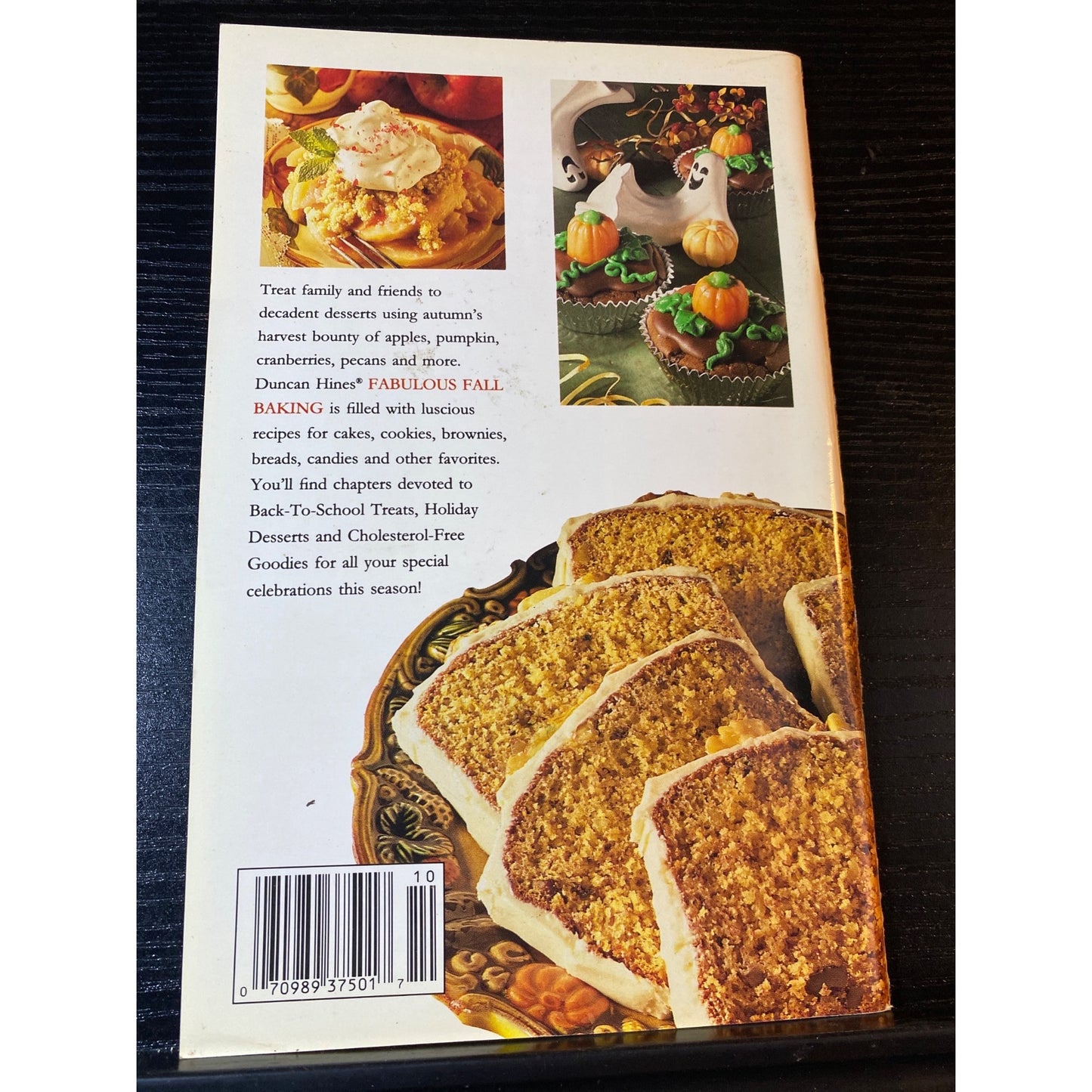 Favorite Brand Name Recipes Duncan Hines Cookbook Booklet 1992 Fall Baking