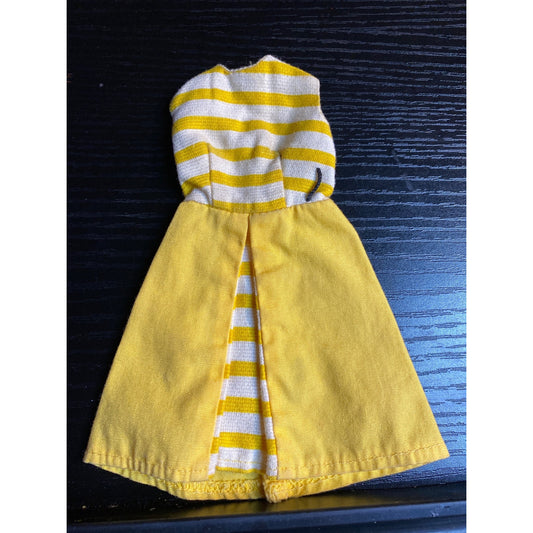 Tammy Doll Dress #9054 Sunny Stroller 1962 Yellow and White Ideal Toy Company
