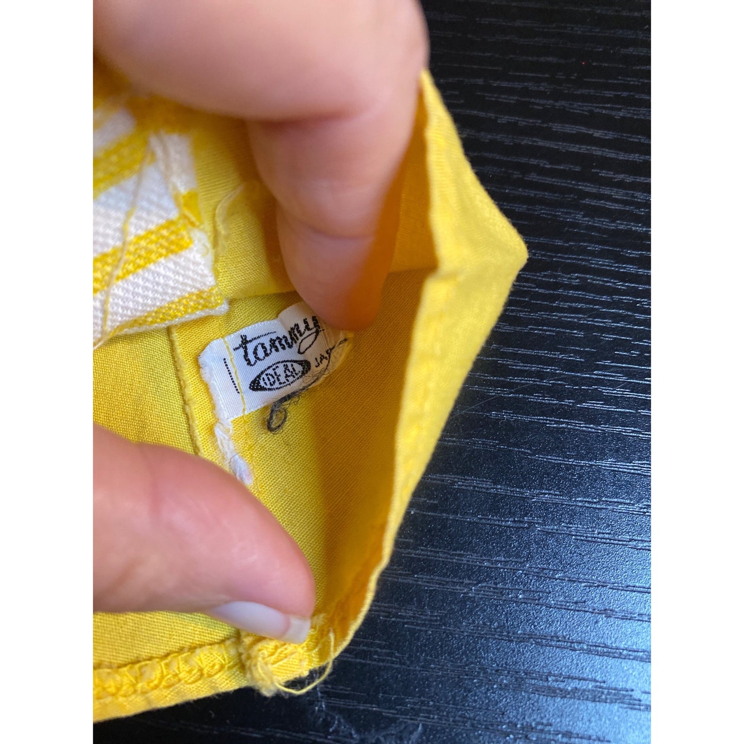 Tammy Doll Dress #9054 Sunny Stroller 1962 Yellow and White Ideal Toy Company