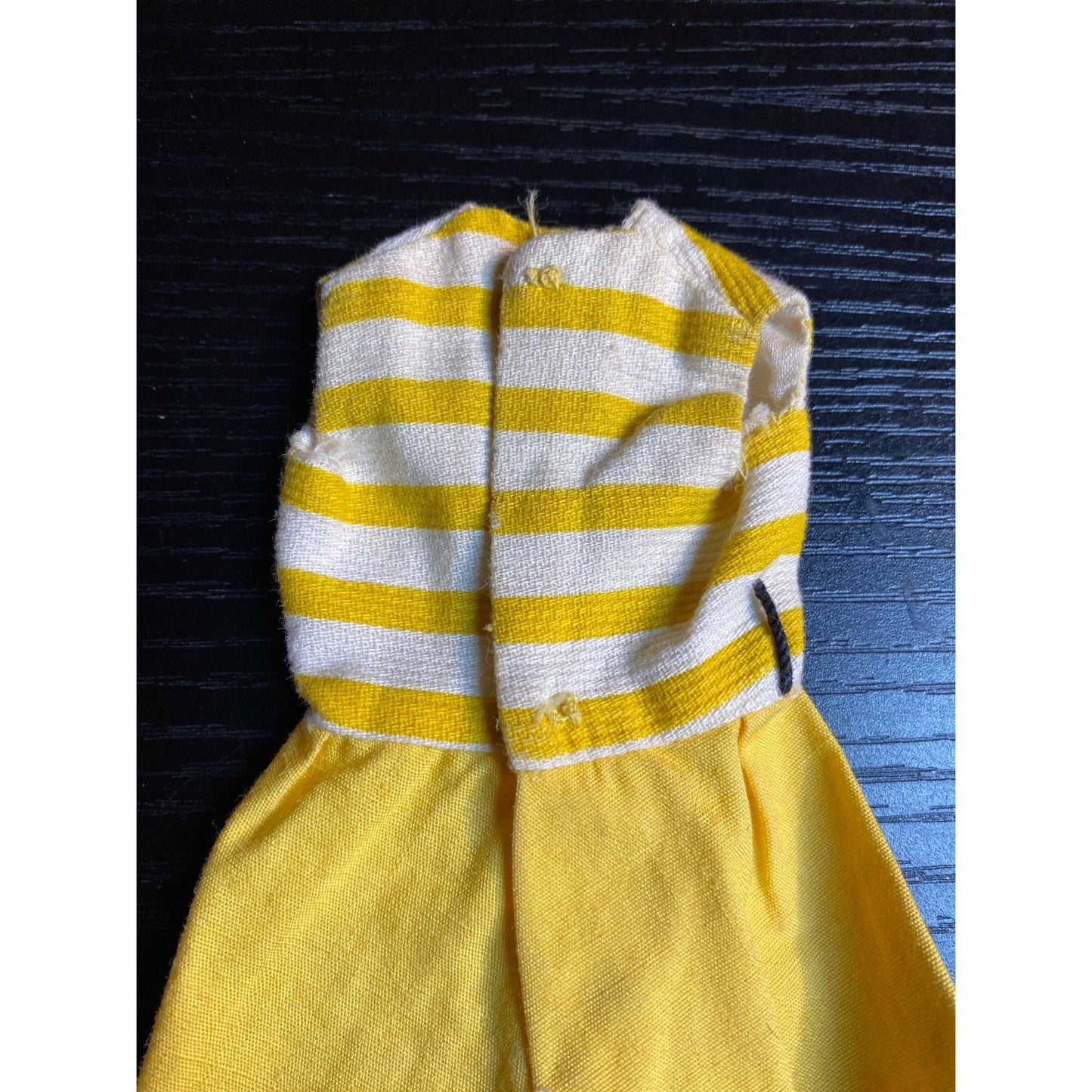 Tammy Doll Dress #9054 Sunny Stroller 1962 Yellow and White Ideal Toy Company