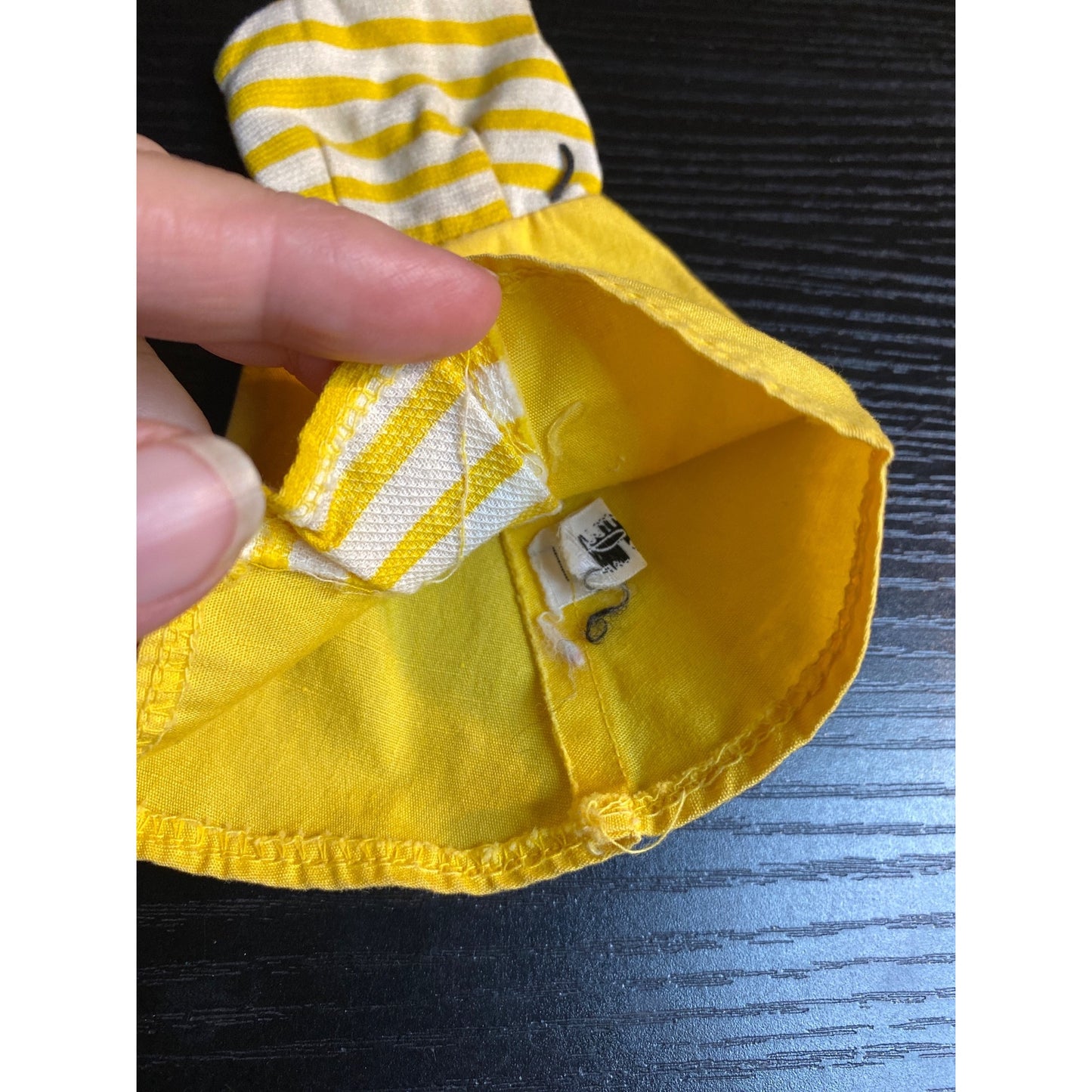Tammy Doll Dress #9054 Sunny Stroller 1962 Yellow and White Ideal Toy Company