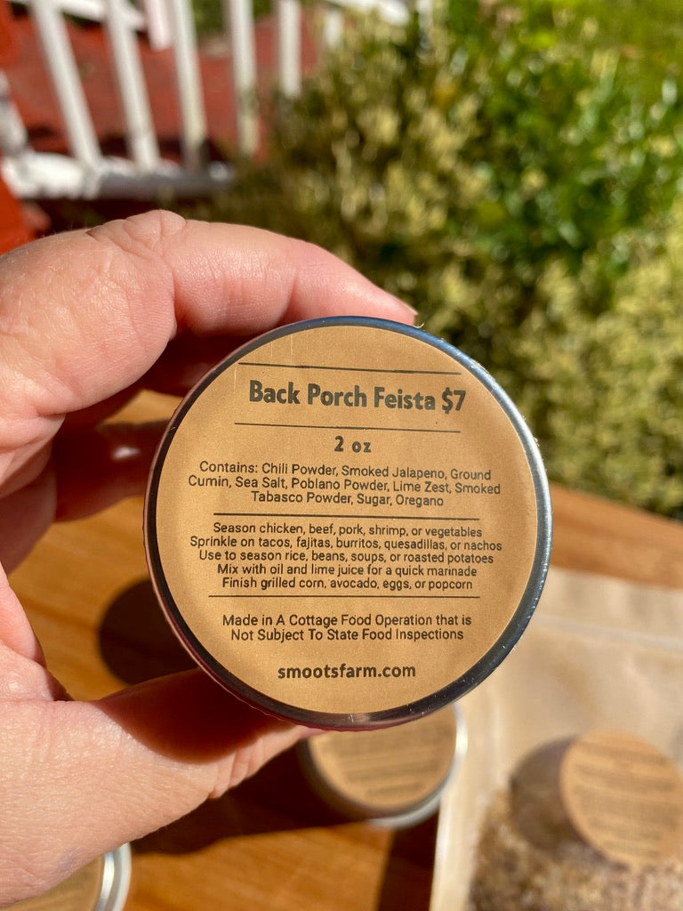 Back Porch Fiesta - Handcrafted 2 oz