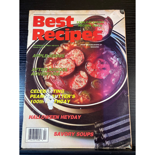 Best Recipes Sep Oct 1990 Vol IV No 4 Savory Soups Halloween and More
