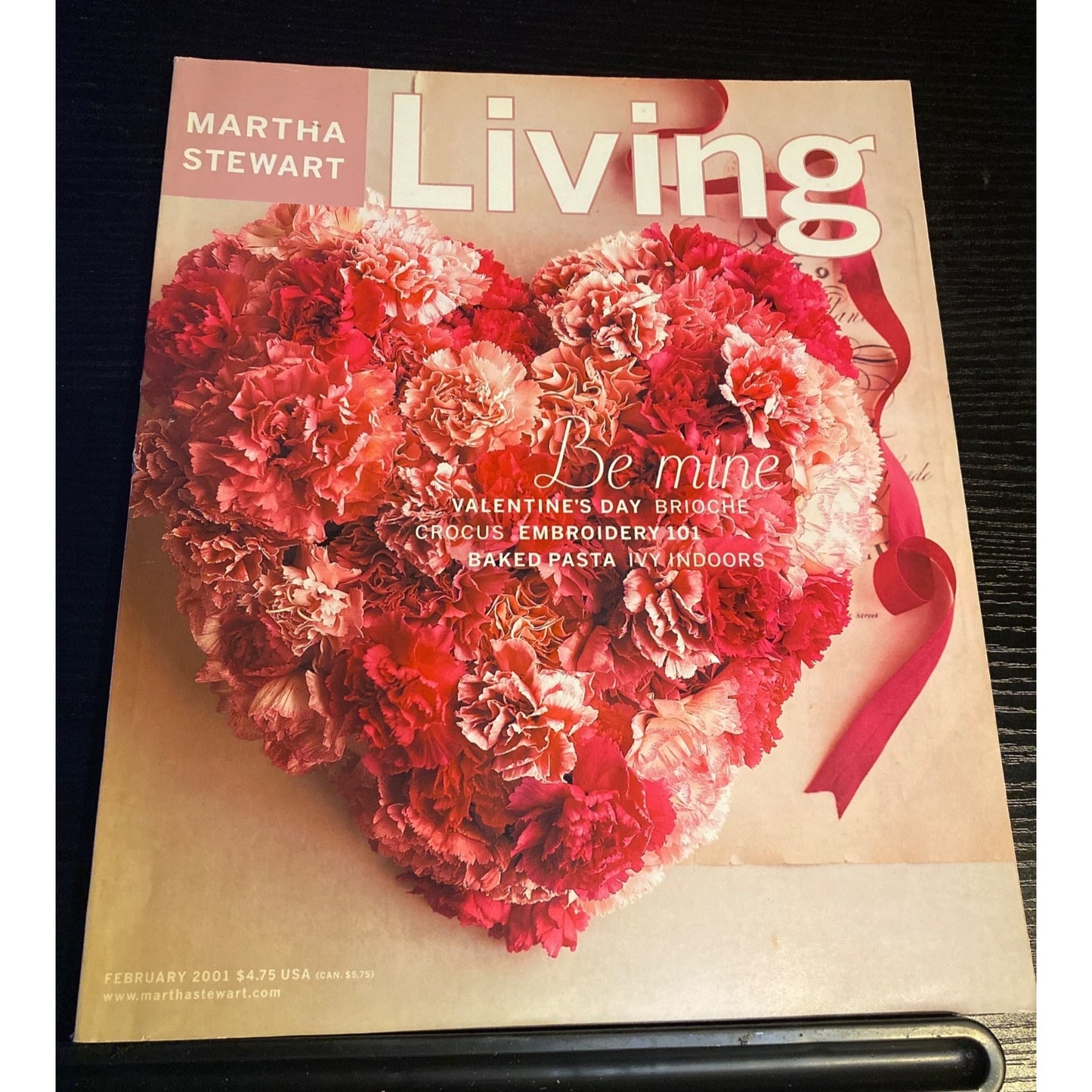 Martha Stewart Living Magazine #87 February 2001 Valentines Day Brioche Pasta