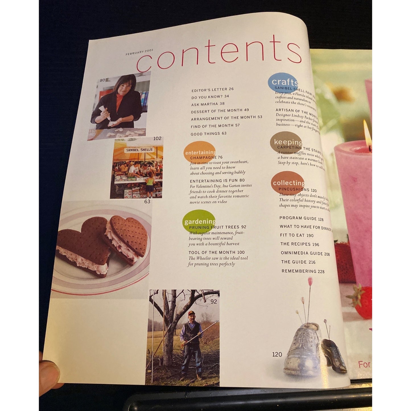 Martha Stewart Living Magazine #87 February 2001 Valentines Day Brioche Pasta