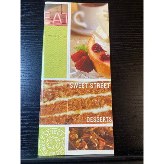 Product Brochure Sweet Street Desserts Catalog Gourmet Individual Desserts