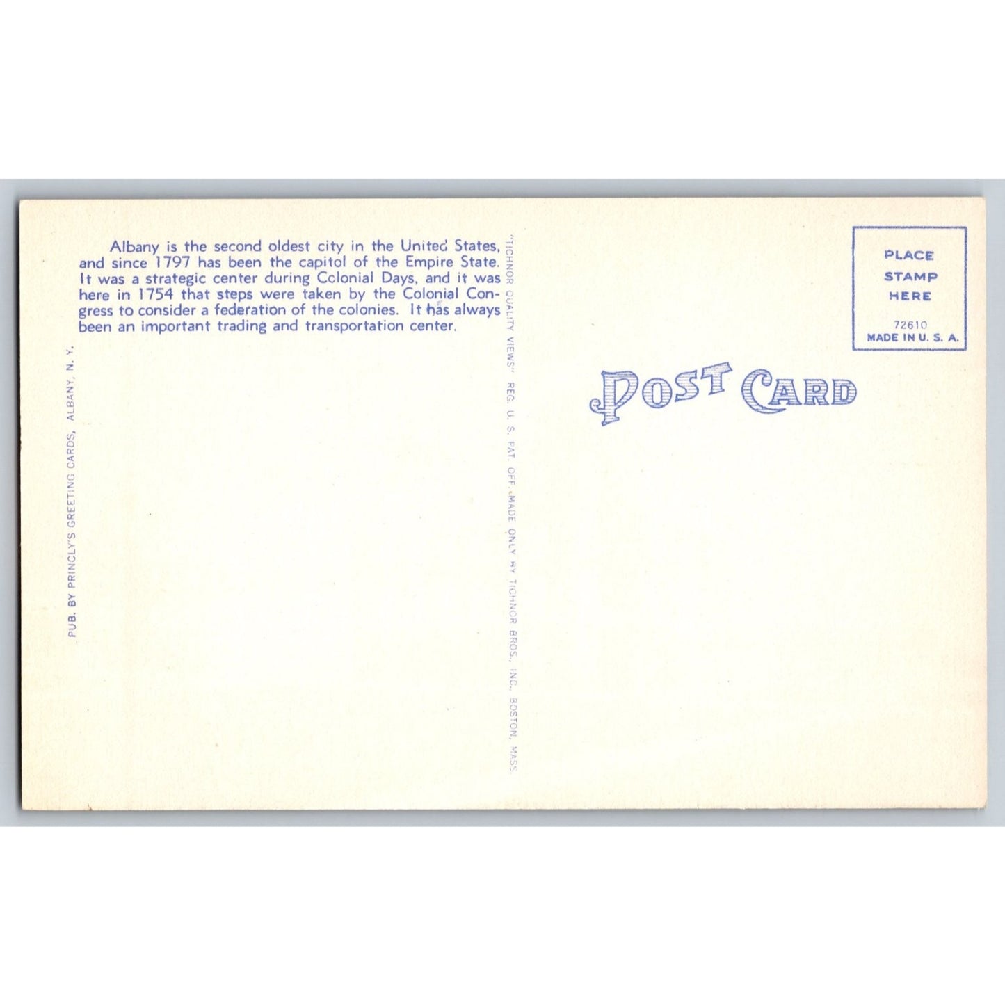 Albany NY New York State Teachers College Sayles Hall Boys' Dorm Linen Postcard
