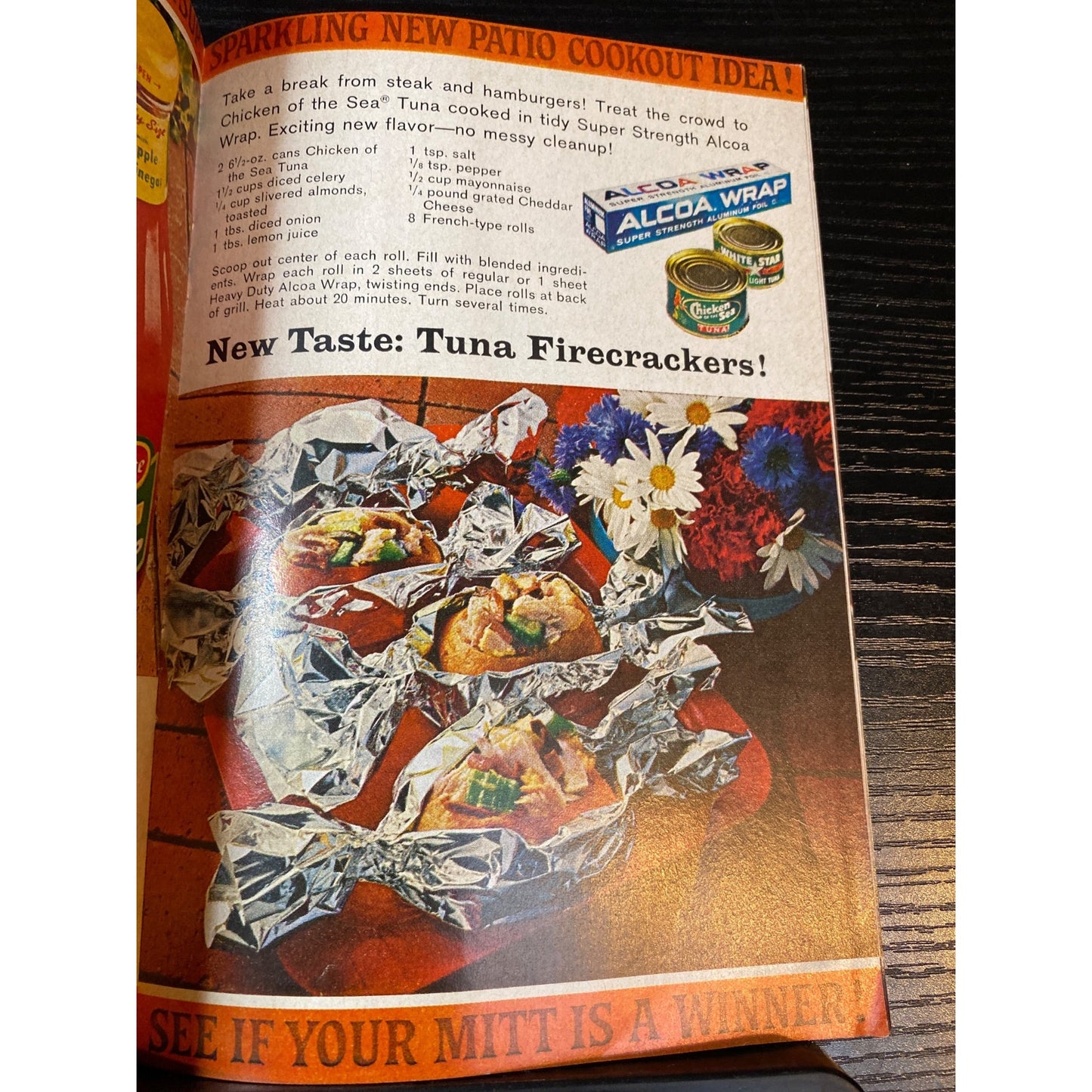 Patio Party Recipes Booklet 1960s Stokely Van Camps & Skippy Advertising