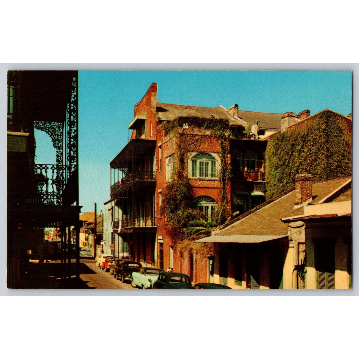 New Orleans LA Louisiana Miltenberger Home Chrome Postcard 1950s Unused