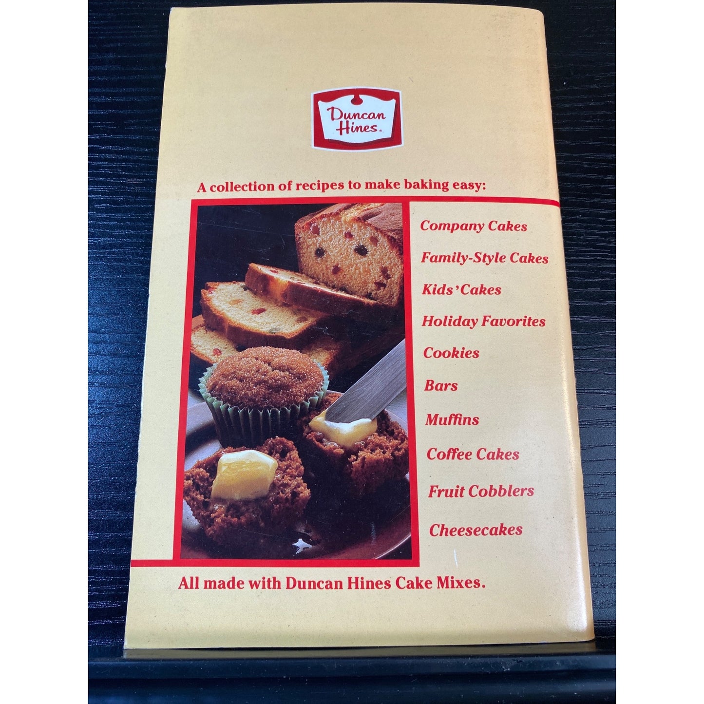 Best Of Favorite Recipes Duncan Hines Cake Mixes Cookbook Booklet Easy Baking