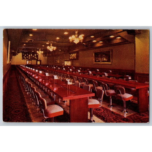 Las Vegas NV Nevada Golden Nugget Bingo Room Chrome Postcard Unused Kodachrome