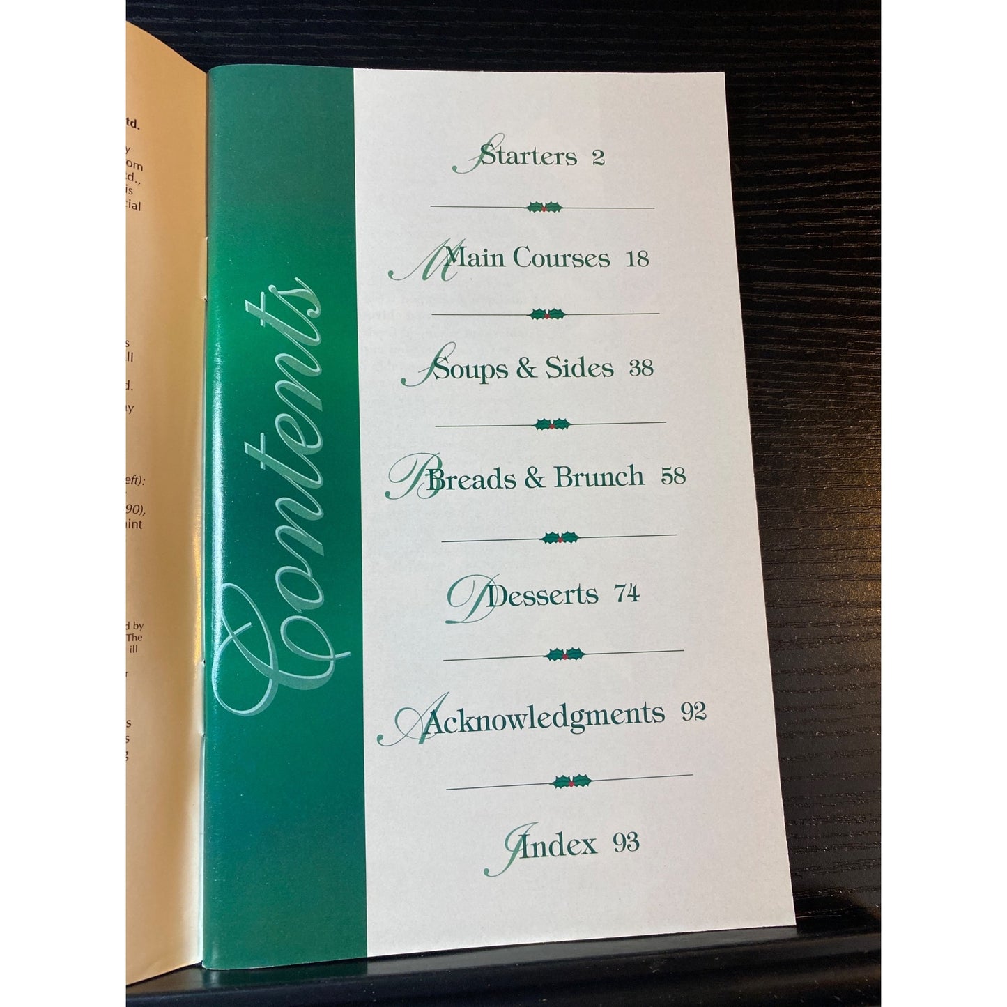 Best Recipes Treasury Of Christmas Holiday Cookbook Booklet 1996 Meals Soups