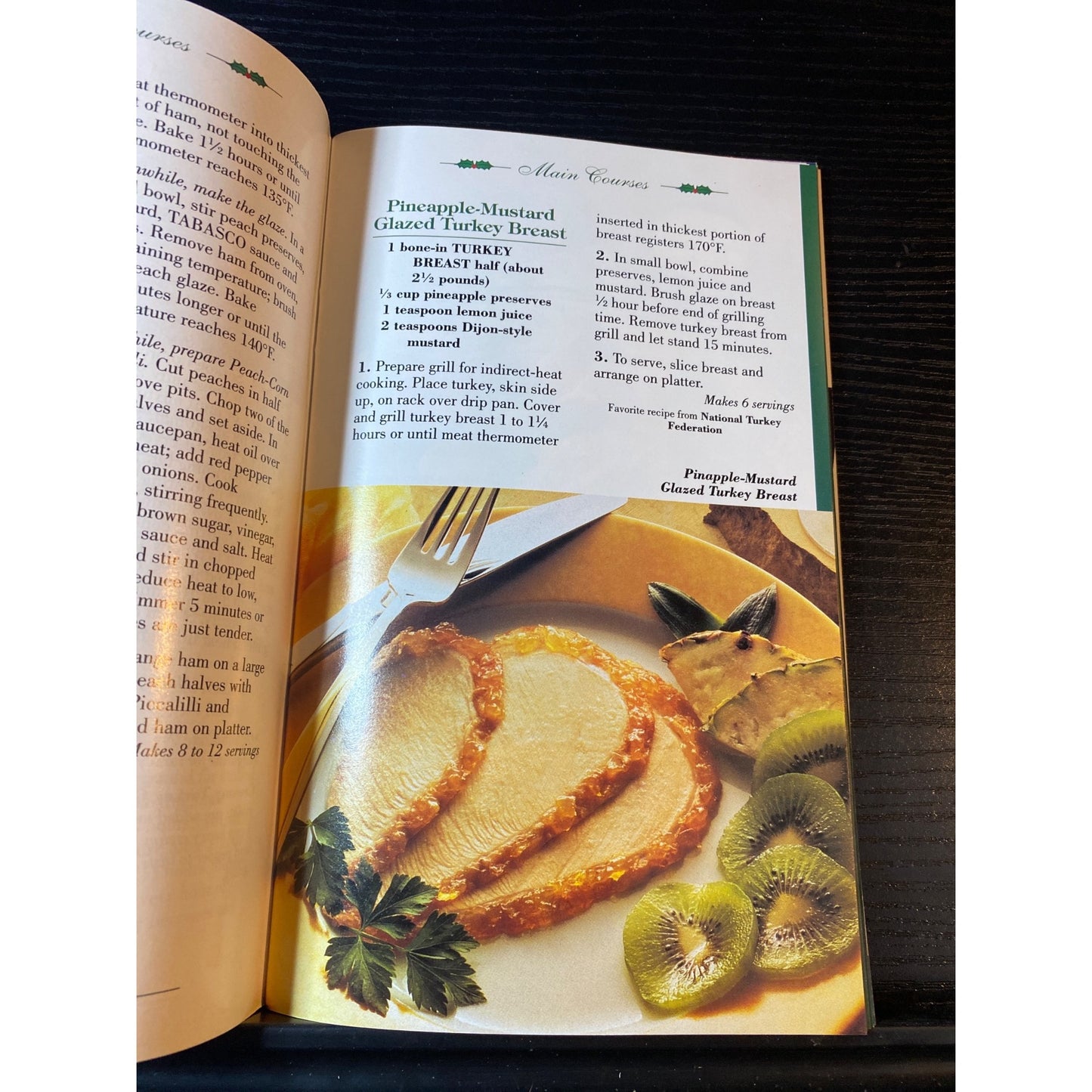 Best Recipes Treasury Of Christmas Holiday Cookbook Booklet 1996 Meals Soups