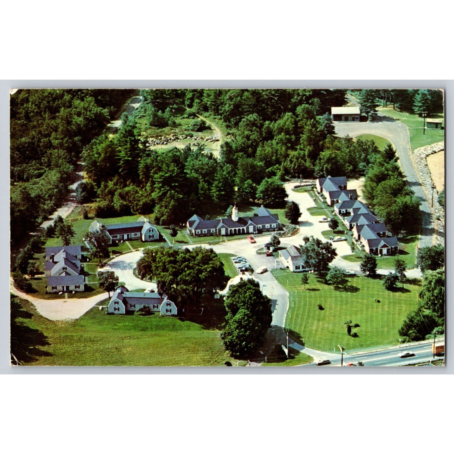 Sturbridge MA Massachusetts Liberty Cap Motel 1978 Chrome Postcard Used