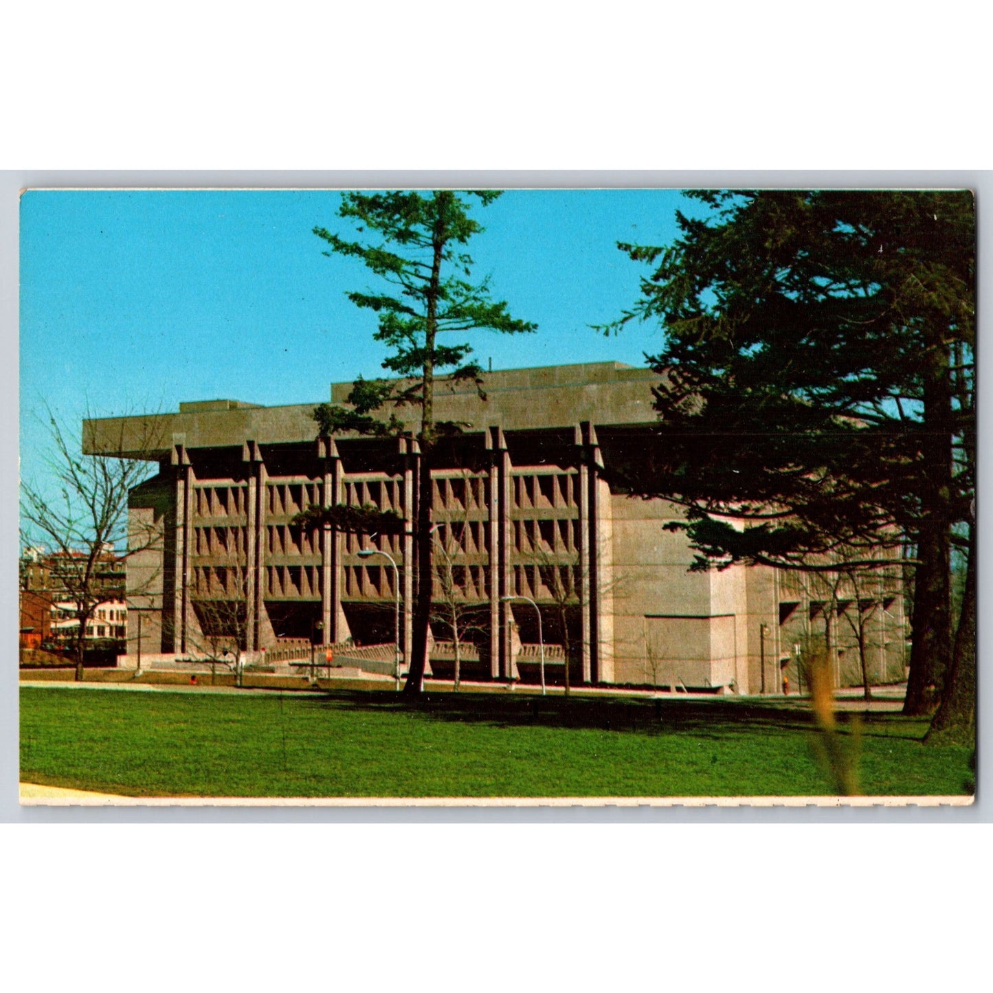 Syracuse NY New York Syracuse University Ernest Stevenson Bird Library Postcard