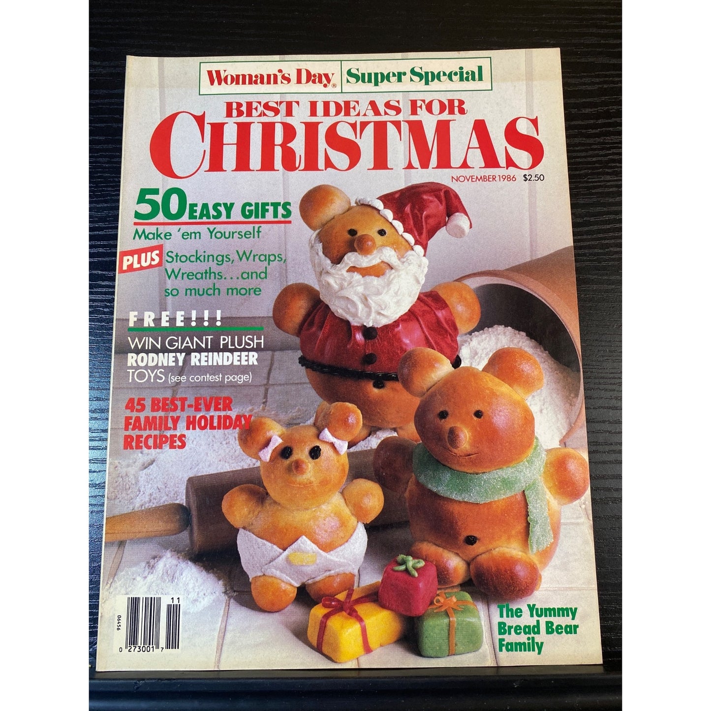 Woman's Day Best Ideas For Christmas Nov 1986 Magazine Gifts Holiday Recipes