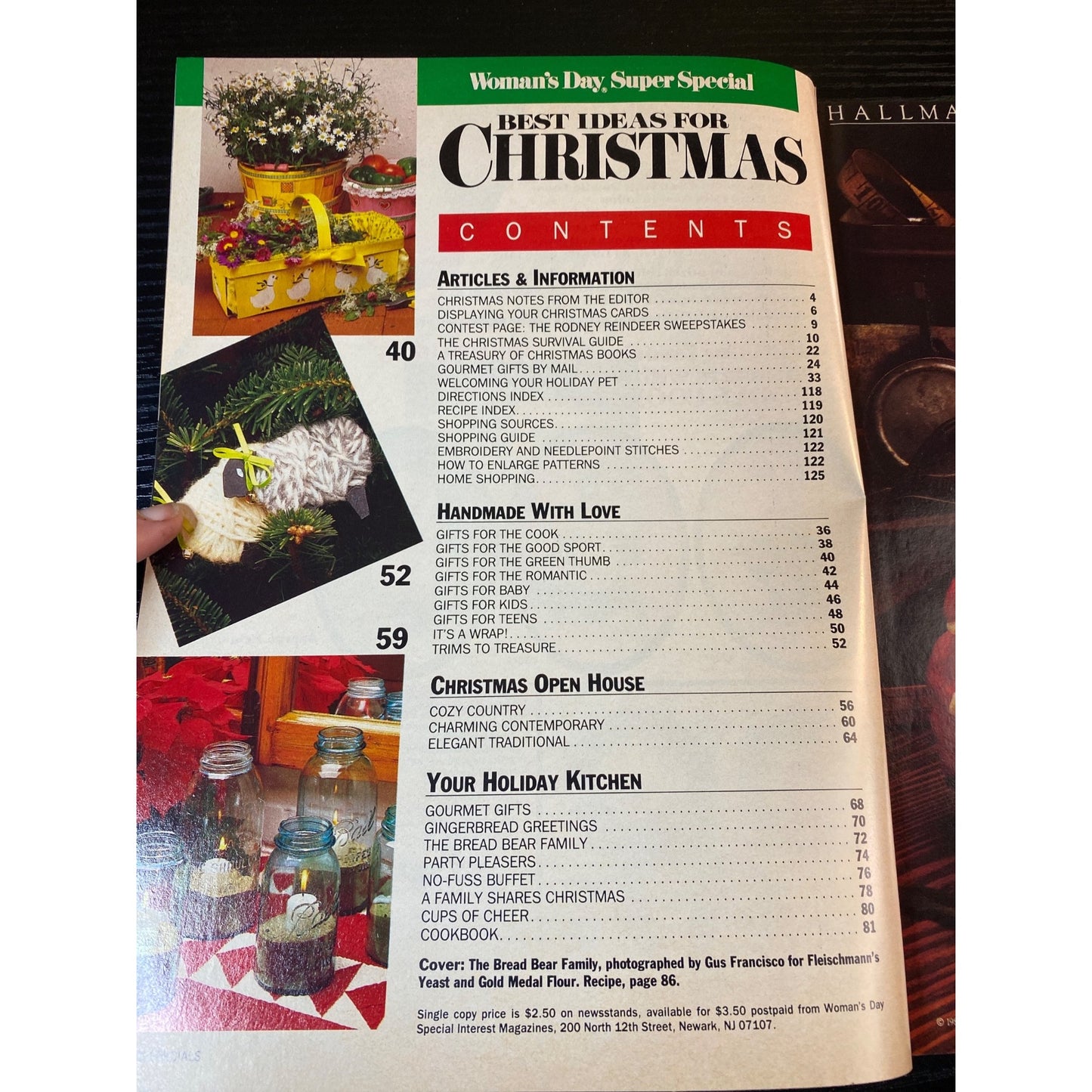 Woman's Day Best Ideas For Christmas Nov 1986 Magazine Gifts Holiday Recipes