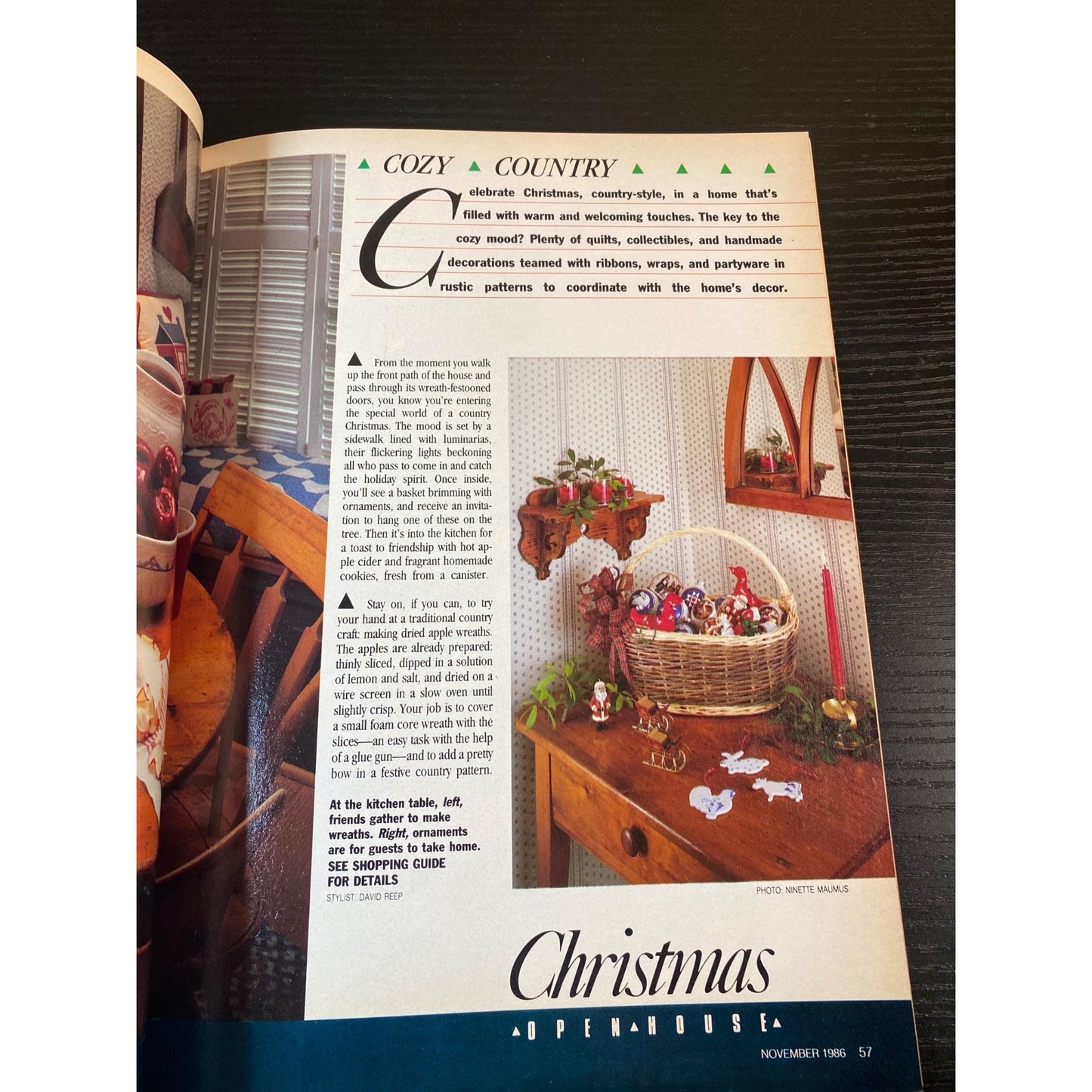 Woman's Day Best Ideas For Christmas Nov 1986 Magazine Gifts Holiday Recipes