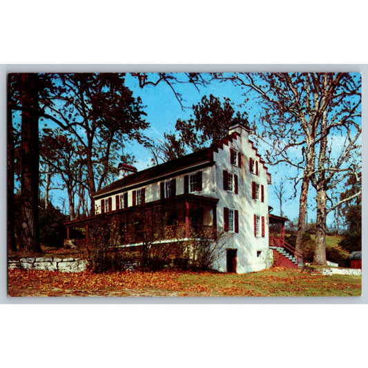 Birdsboro PA Pennsylvania Ironmaster's Mansion Hopewell Village Chrome Postcard