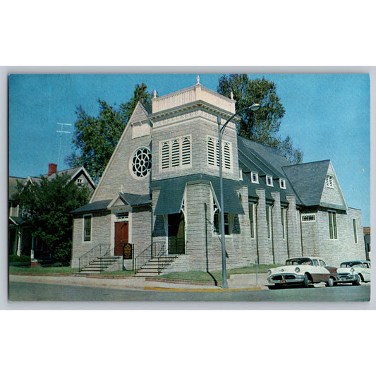 Salisbury MD Maryland St Francis De Sales Catholic Church Chrome Postcard Unused