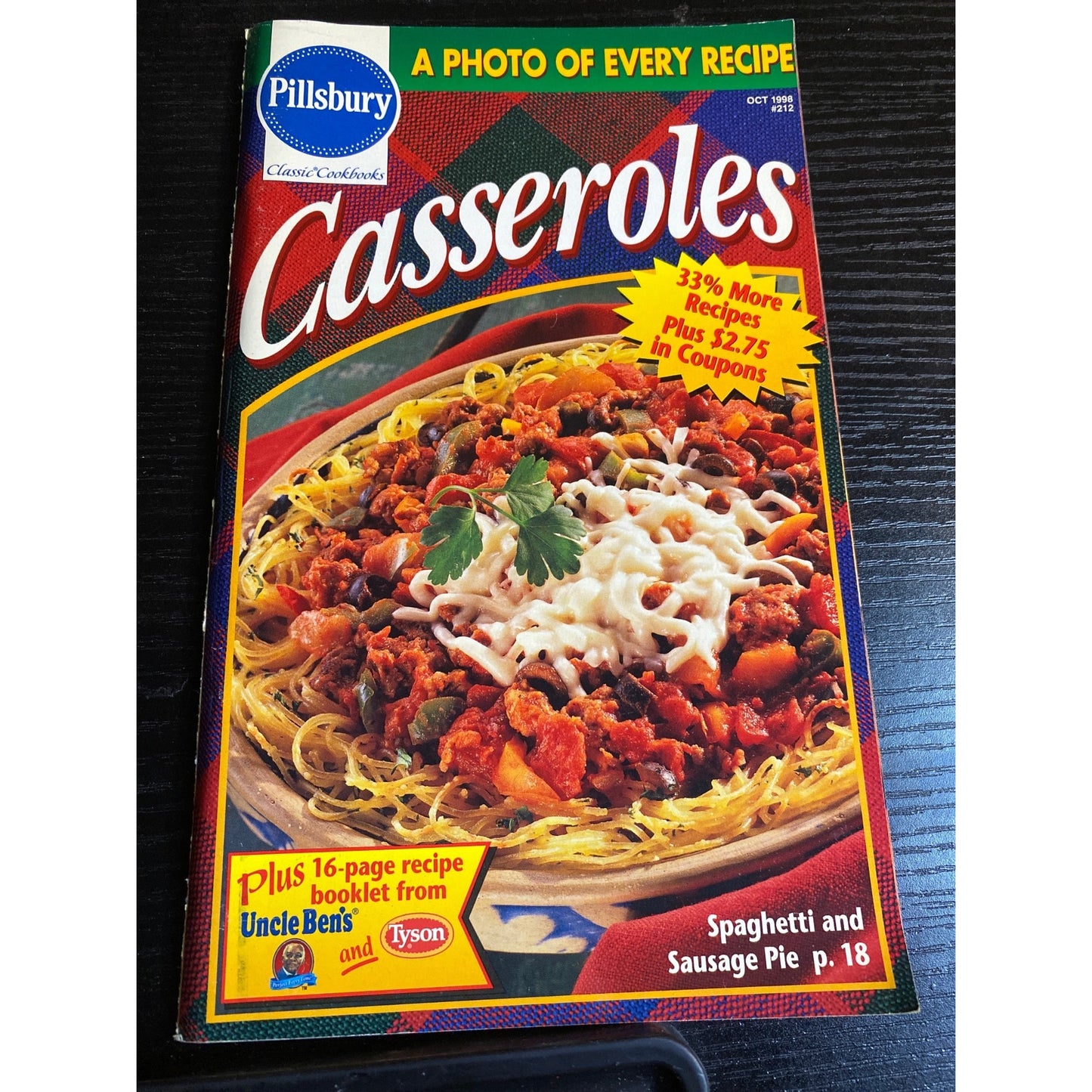 Pillsbury 1988 Classic Casseroles Cookbook With A Photo Of Every Recipe