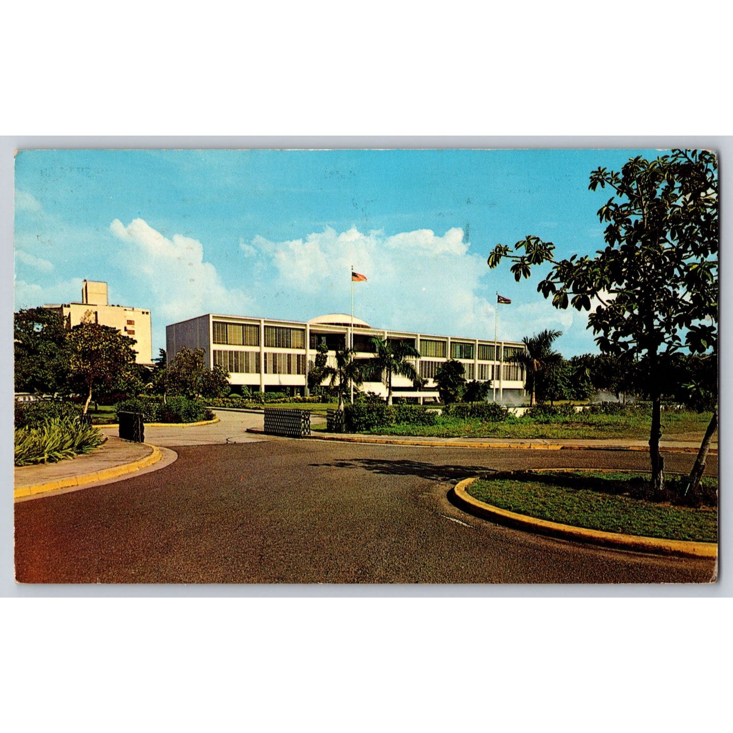 San Juan Puerto Rico Supreme 1968 Chrome Postcard Used Akron Stamp