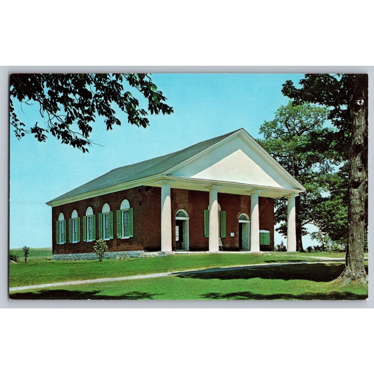 McEwensville PA Pennsylvania Warrior Run Church Chrome Postcard Unused