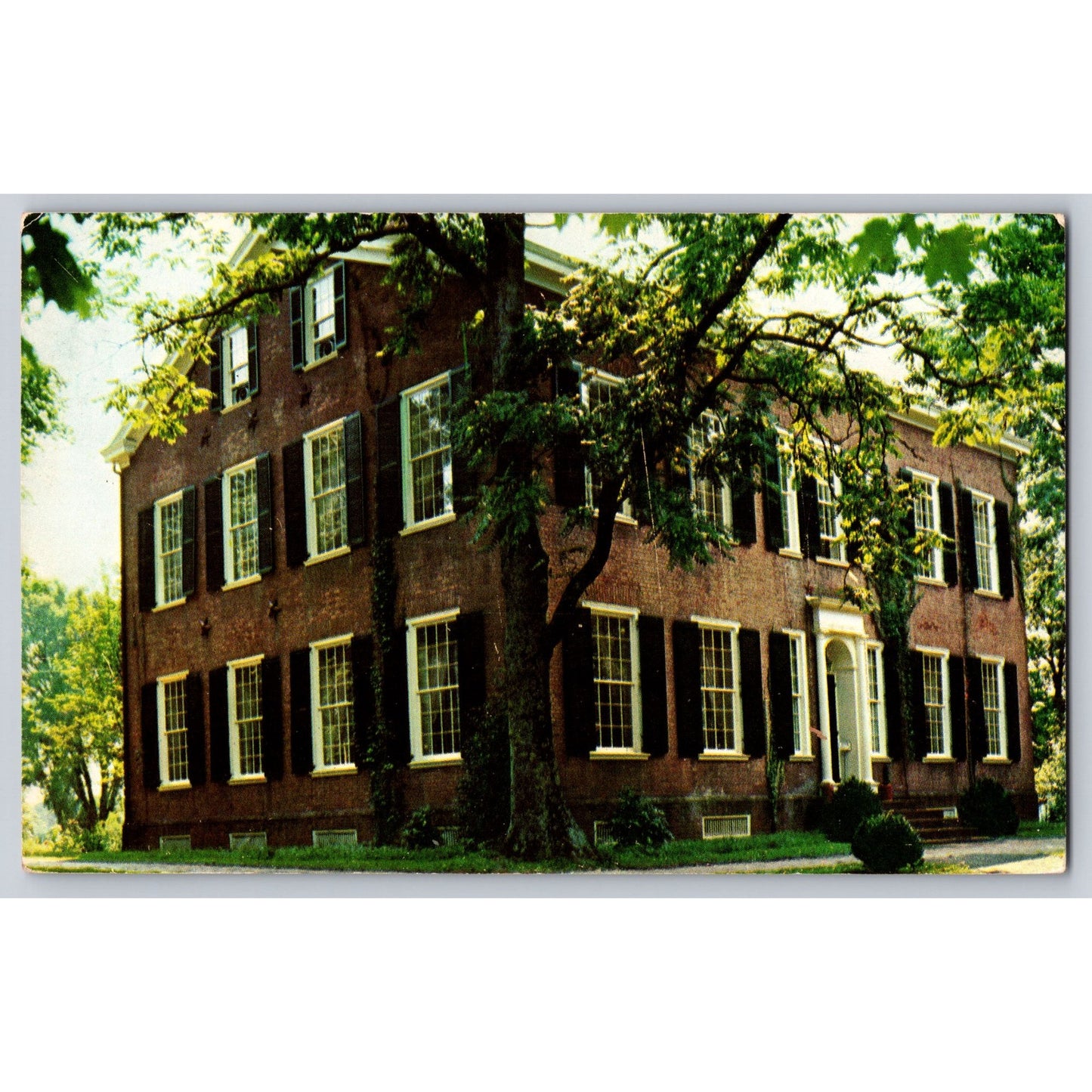 Bardstown KY Kentucky My Old Kentucky Home State Shrine Postcard Chrome Unused