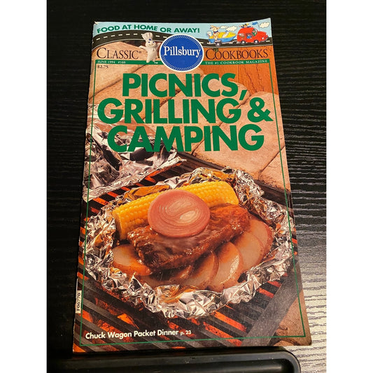 Pillsbury Classic Cookbook Booklet 1994 #160 Picnics Grilling & Camping Recipes