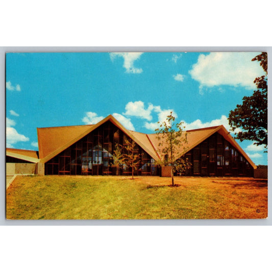Oklahoma City OK National Cowboy Hall of Fame Chrome Postcard