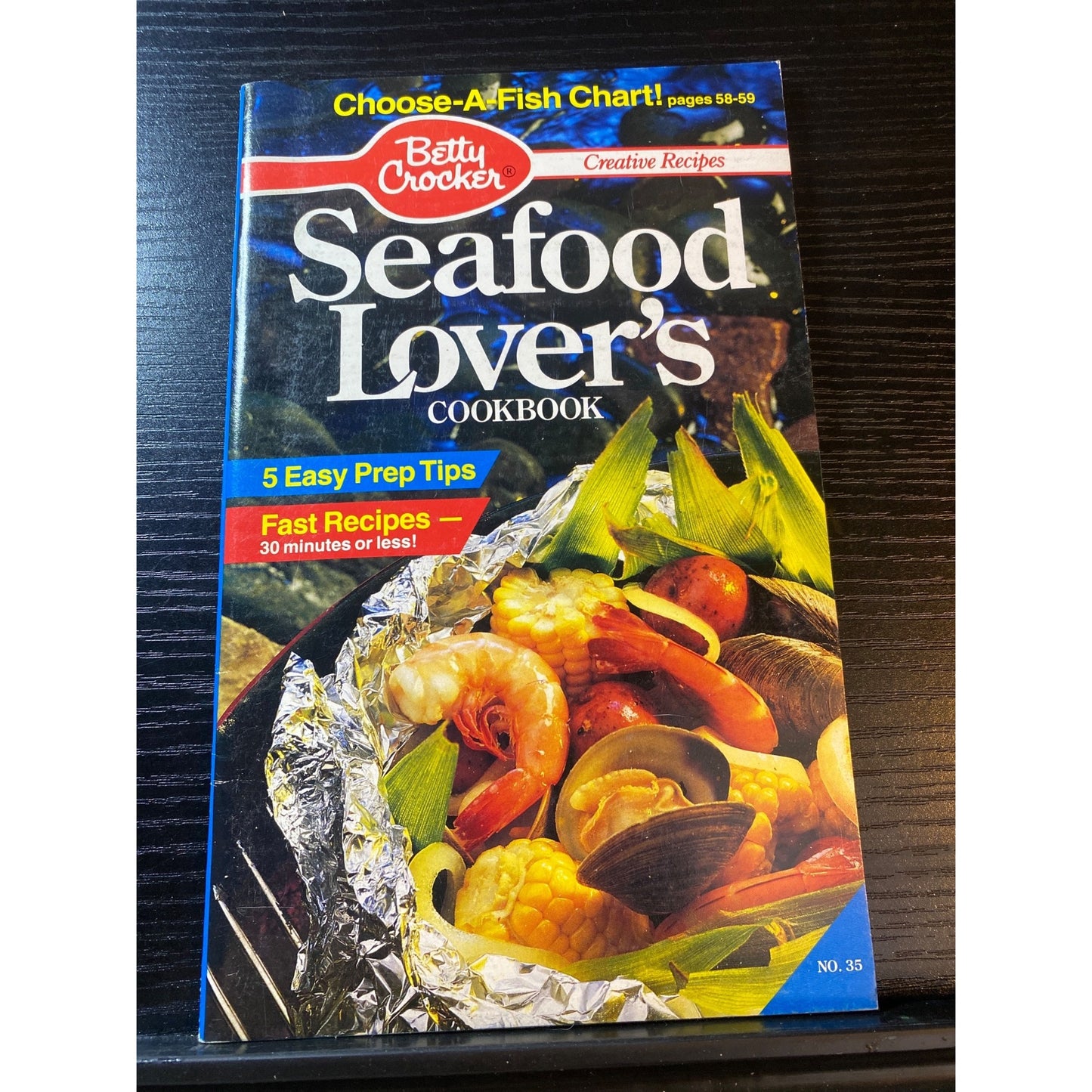 Betty Crocker Seafood Lovers Cookbook Booklet Creative Recipes 1989