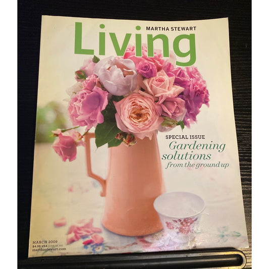Martha Stewart Living Magazine #184 March 2009 Gardening Solutions