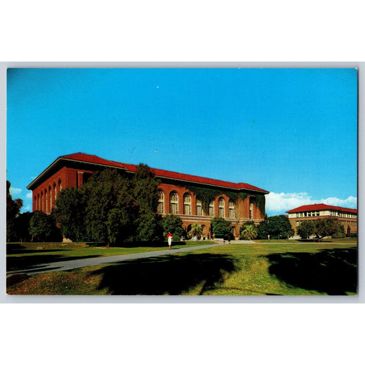 Tucson AZ Arizona University of Arizona Library Campus Chrome Postcard Unused
