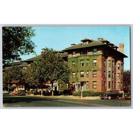 Fairmount Jersey City NJ New Jersey Hotel Ivy-Clad Landmark Jersey Postcard