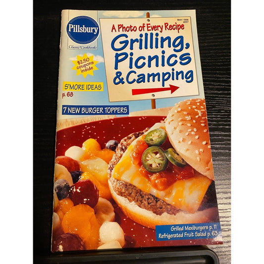Pillsbury Classic Cookbook Booklet 1998 Grilling Picnics & Camping Recipes