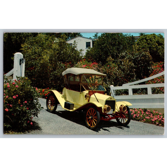 Automobile Postcard 1912 Flanders Roadster 1958 Chrome Postcard