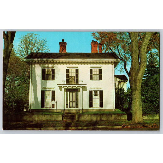 Groton MA Massachusetts George S. Boutwell Residence Chrome Postcard Unused