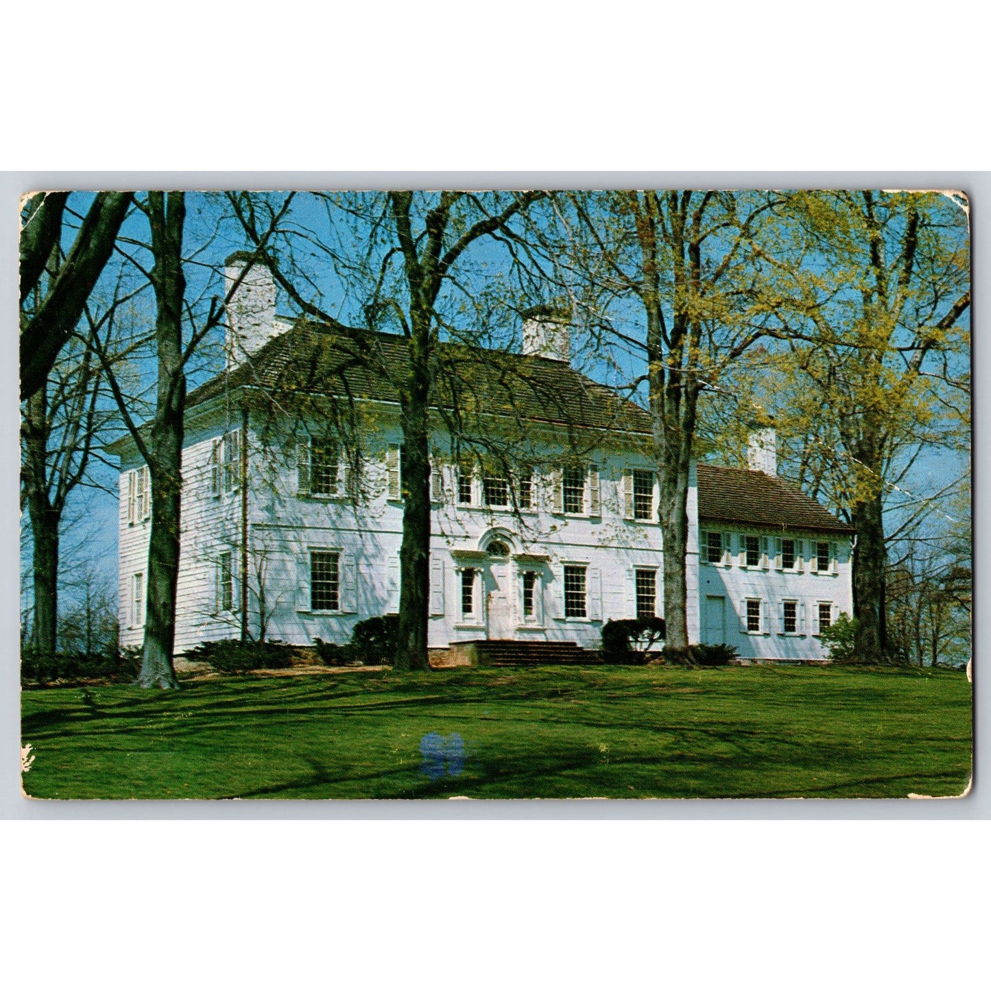 Morristown NJ New Jersey The Ford Mansion Historical Park Chrome Postcard Unused